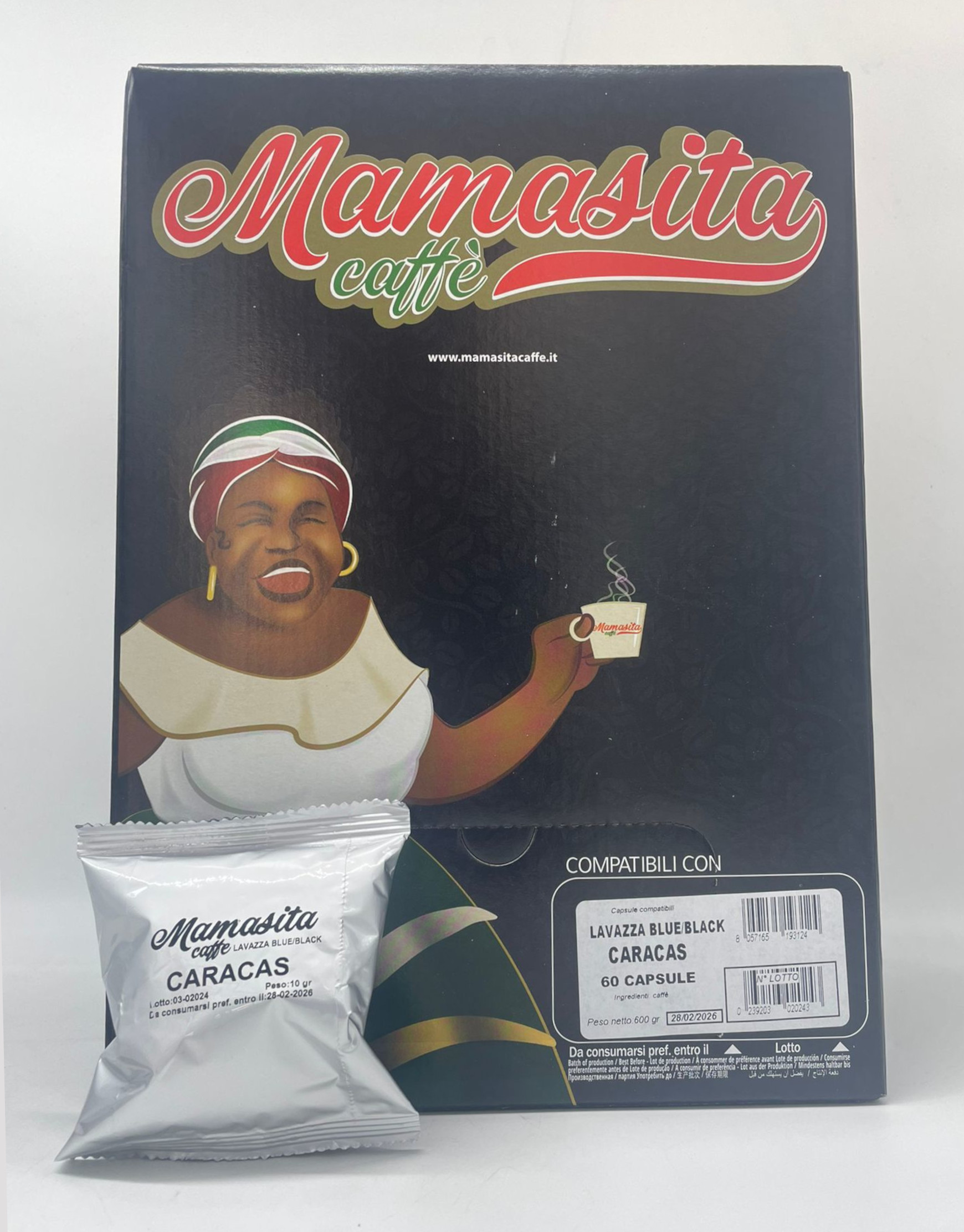 Mamasita Caffè miscela Caracas compatibili Lavazza Blue/Black